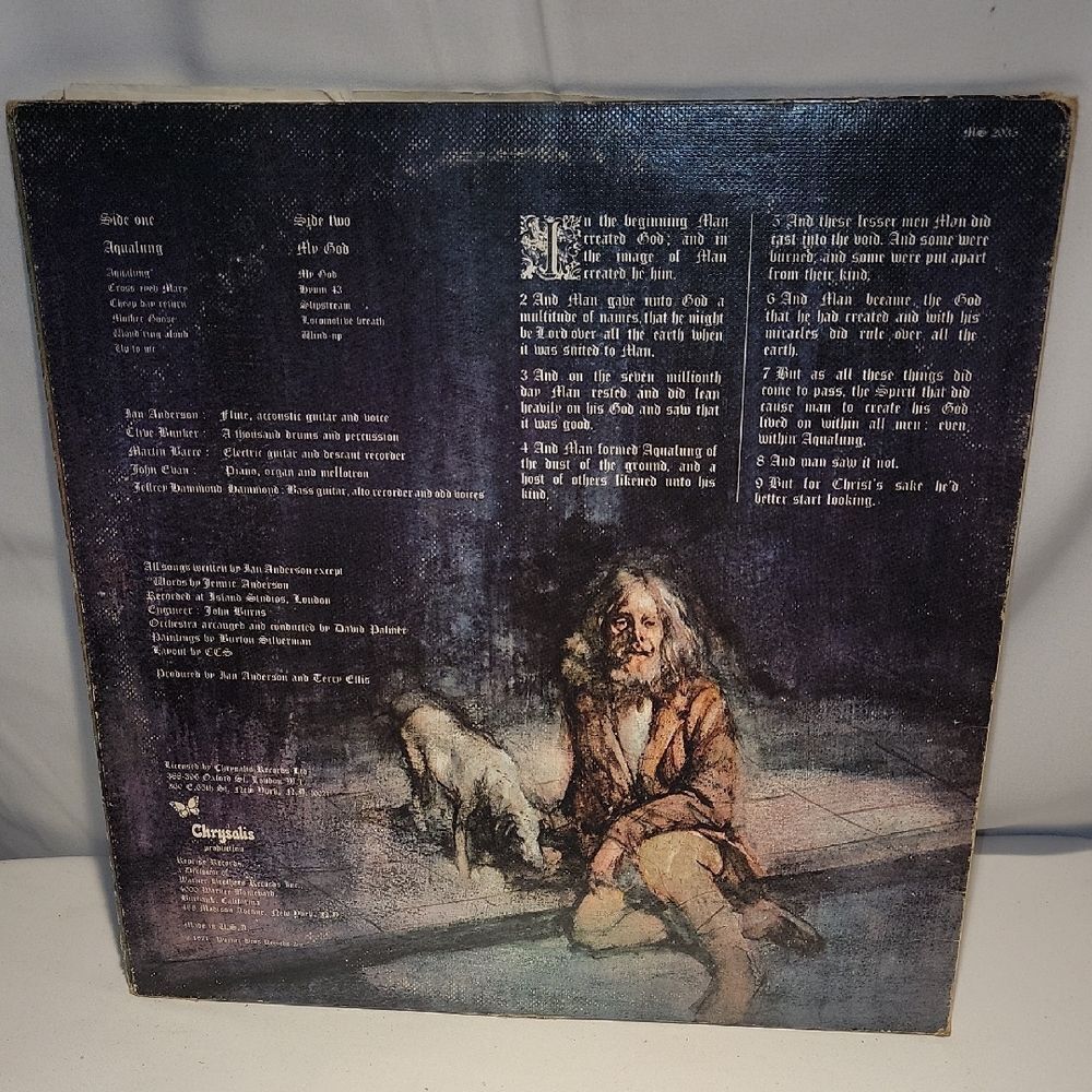 Jethro Tull Aqualung Vinyl Record - Picture 3 of 5